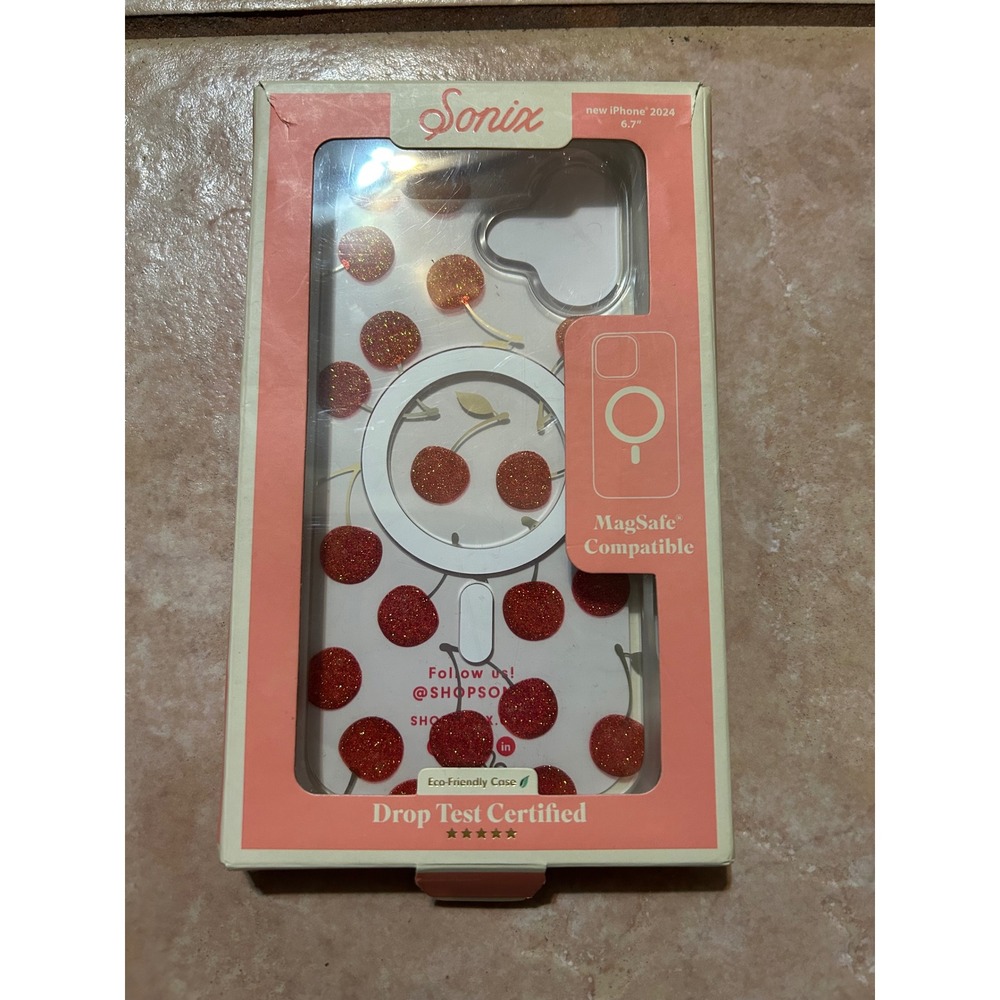Sonix iPhone‎ 16 Plus Cherry Glitter MagSafe Case